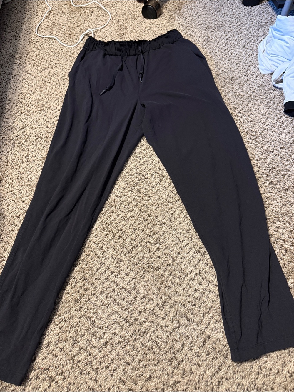 lululemon athletica Black Drawstring Track Pants